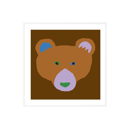 웜그레이테일 포스터 Brown Bear 4size