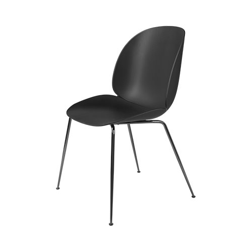 구비 비틀 다이닝 체어 Beetle Dining Chair Black Chrome/Black