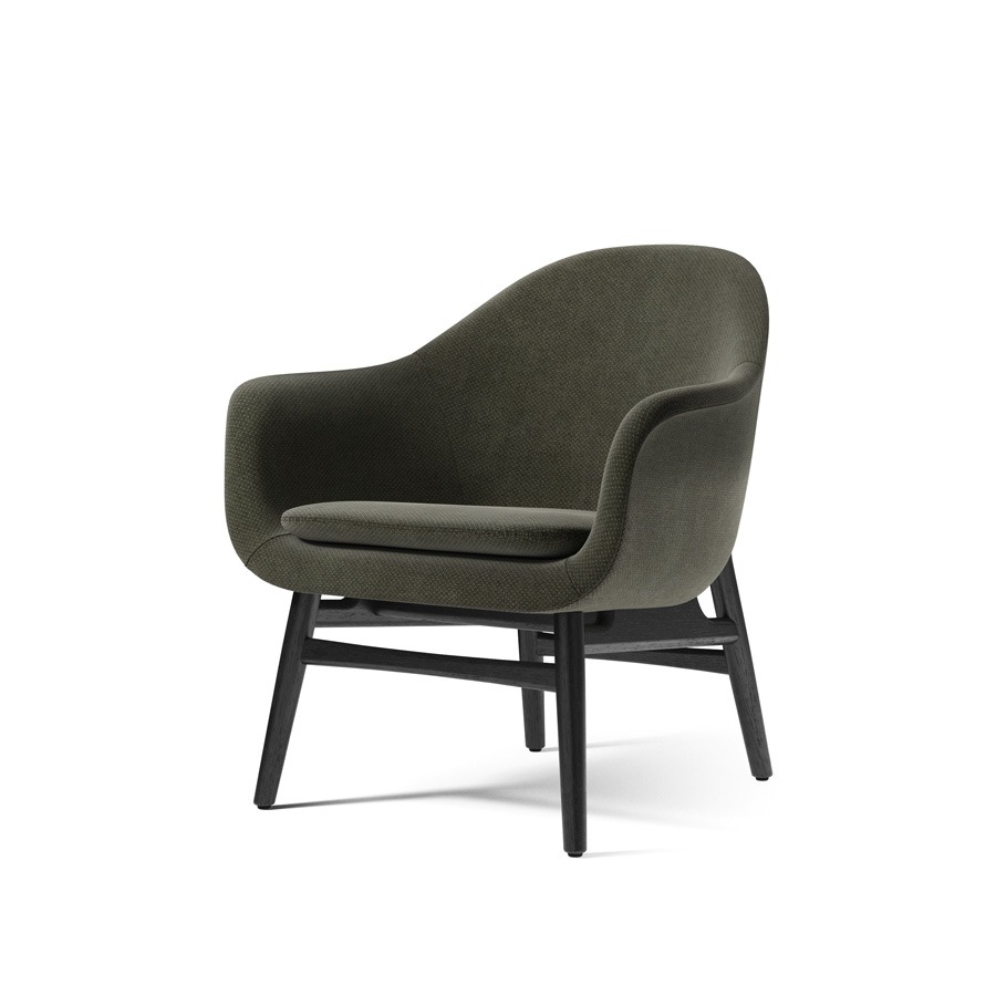 오도 코펜하겐 하버 라운지 체어 Harbour Lounge Chair Black Oak/Fiord961