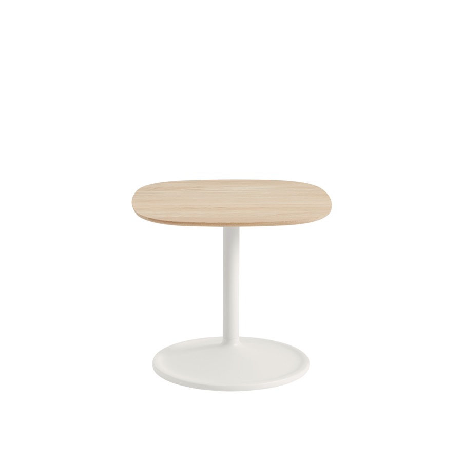 무토 소프트 사이드 테이블 Soft Side Table 2size Soild Oak/Off-White