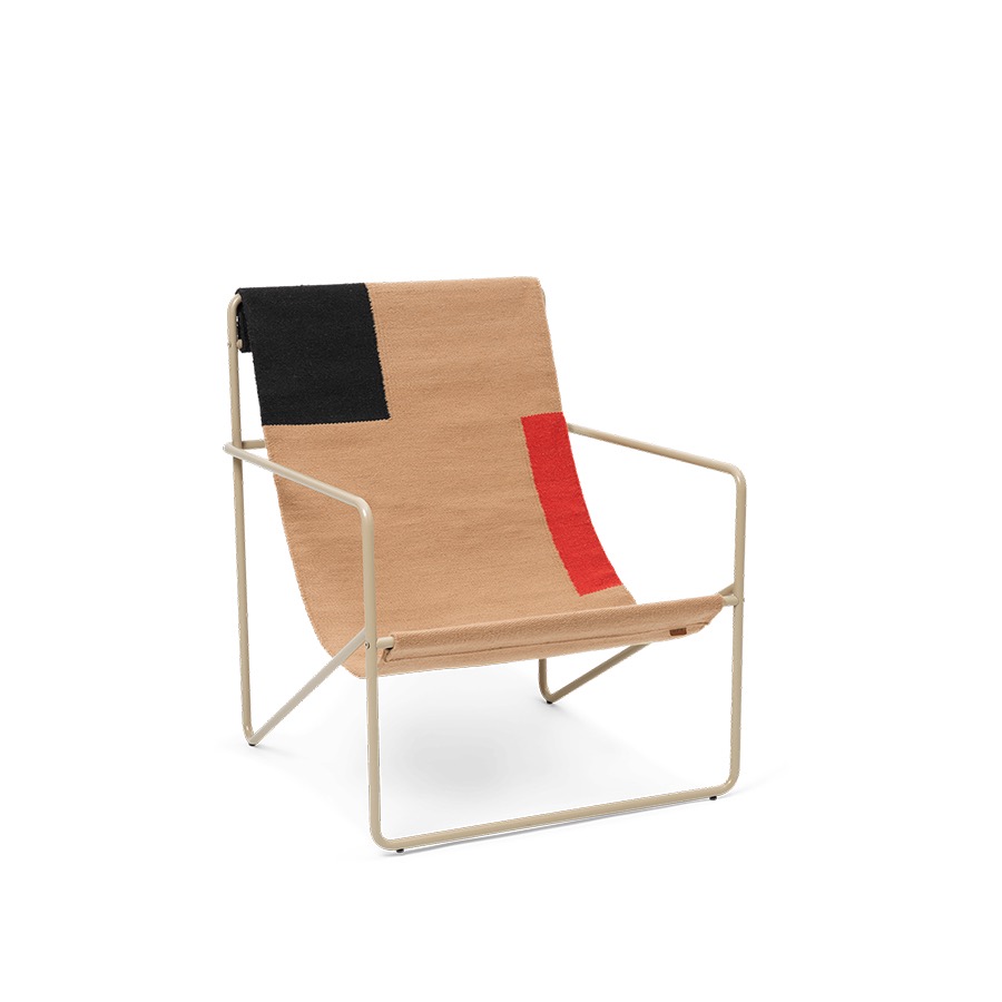 펌리빙 데저트 라운지 체어 Desert Lounge Chair Cashmere/Block