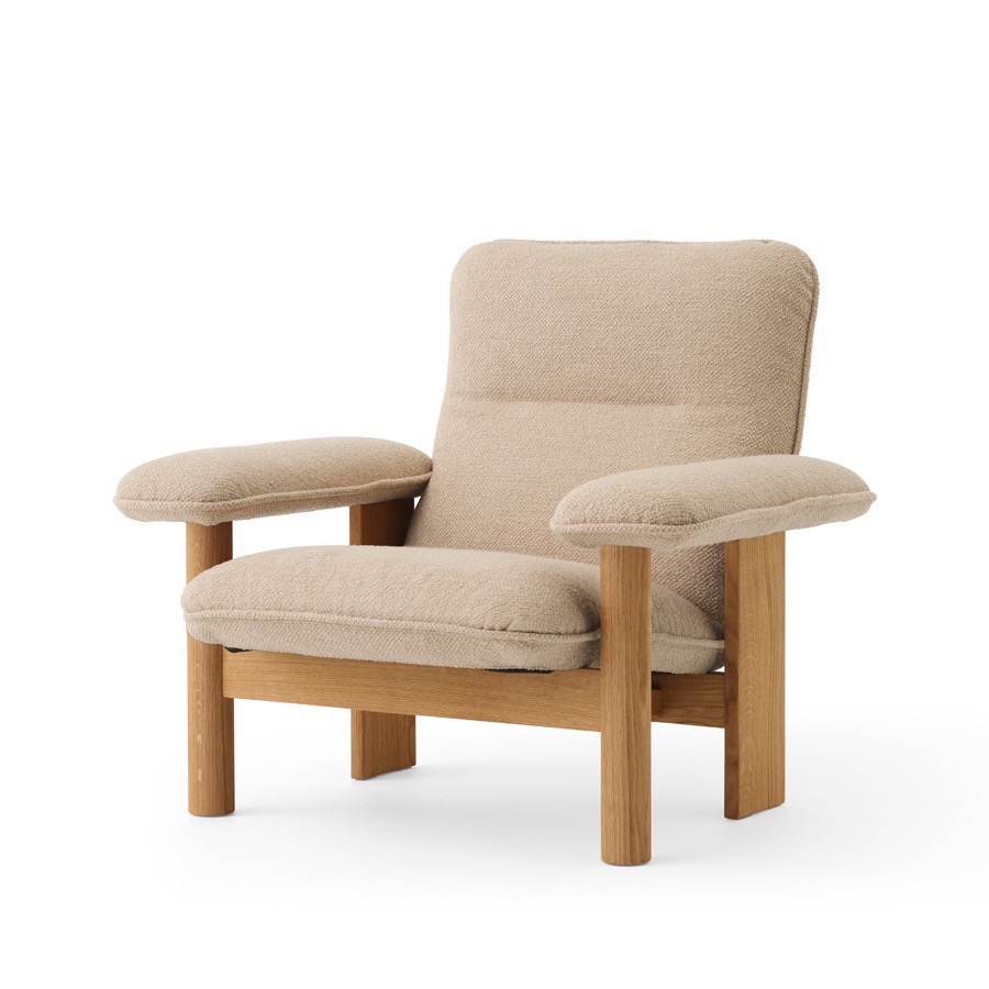 오도 코펜하겐 브라질리아 라운지 체어 Brasilia Lounge Chair Oak/Boucle02