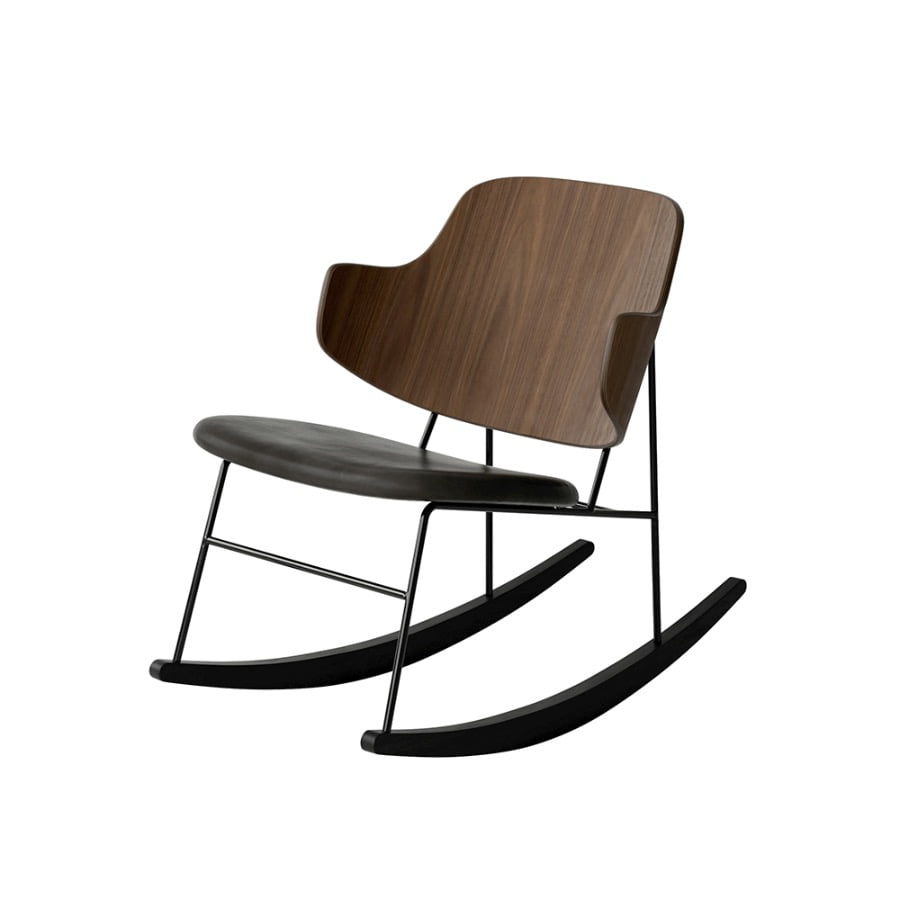 오도 코펜하겐 펭귄 락킹 체어 Penguin Rocking Chair Black/Walnut/Dakar0842