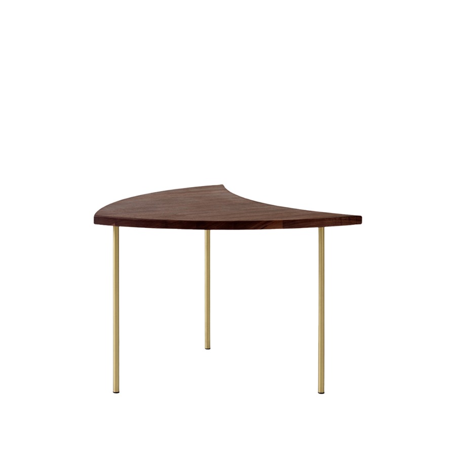 앤트레디션 핀휠 라운지 테이블 Pinwheel Lounge Table HM7 Brass/Walnut