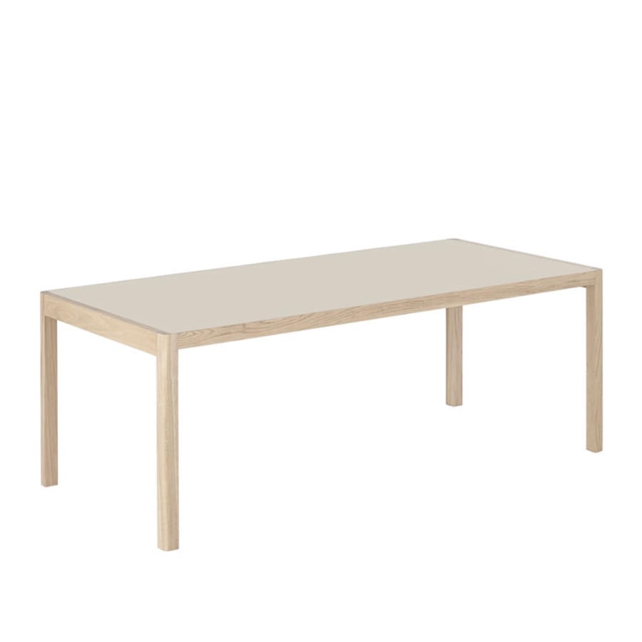 무토 워크샵 테이블  Workshop Table 200 Oak/Warm Grey