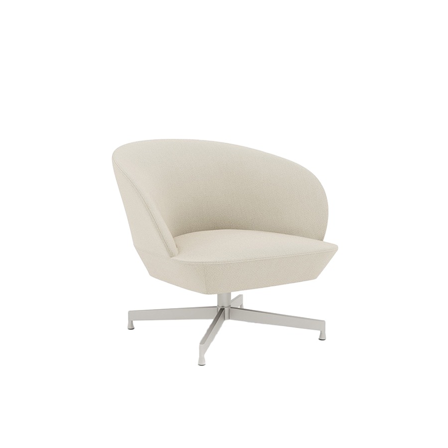 무토 오슬로 라운지 체어 Oslo Lounge Chair Swivel Grey/Vidar146