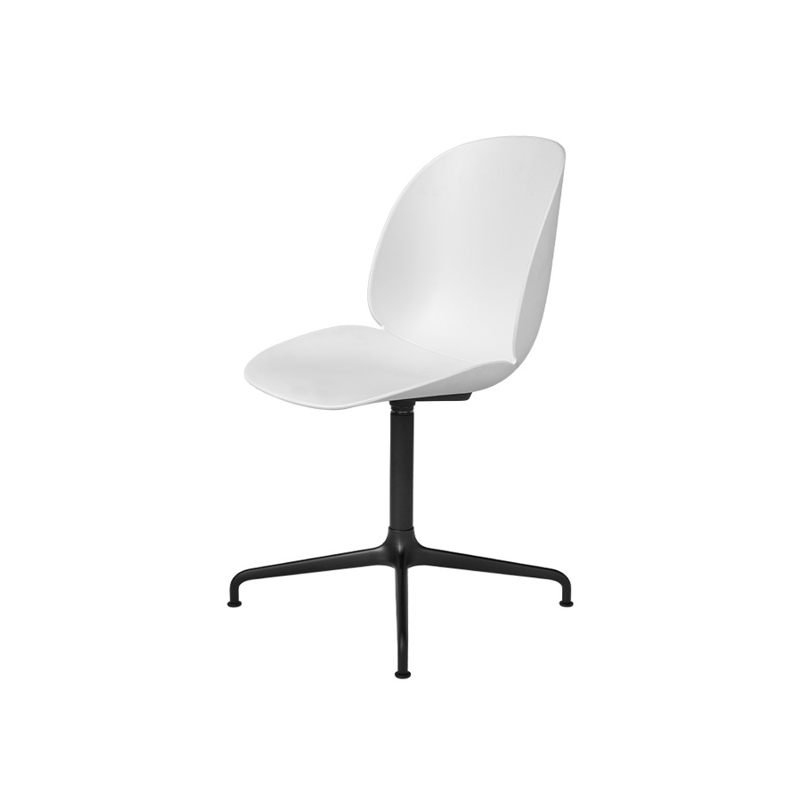 구비 비틀 미팅 체어Beetle Meeting Chair Star Base Black Frame / Pure White