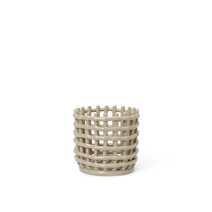 펌리빙 세라믹 바스켓 Ceramic Basket Small Cashmere