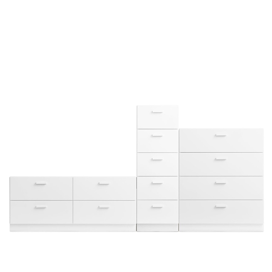 스트링 릴리프 서랍 세트 Relief Drawer Set 2type, White
